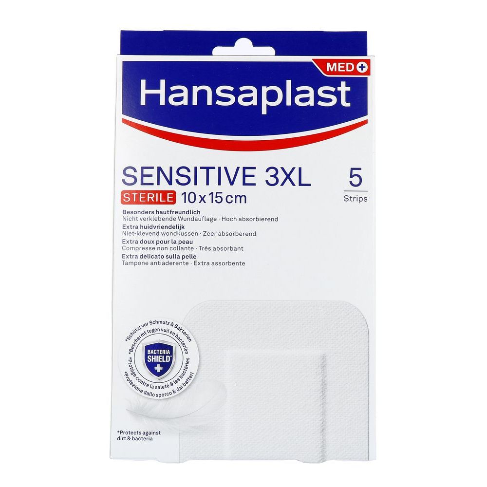 Hansaplast Pleisters sensitive 3XL 5 stuks