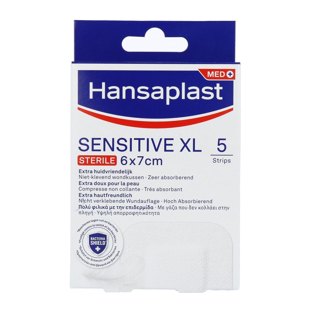 Hansaplast Pleister sensitive XL 5 stuks