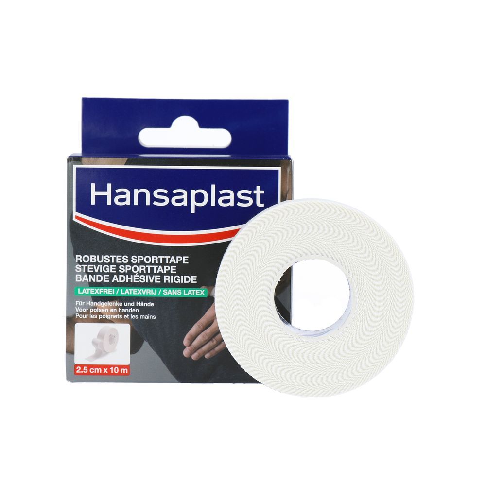 Hansaplast Sport tape smal 2,50cm x 10m 1 Rol