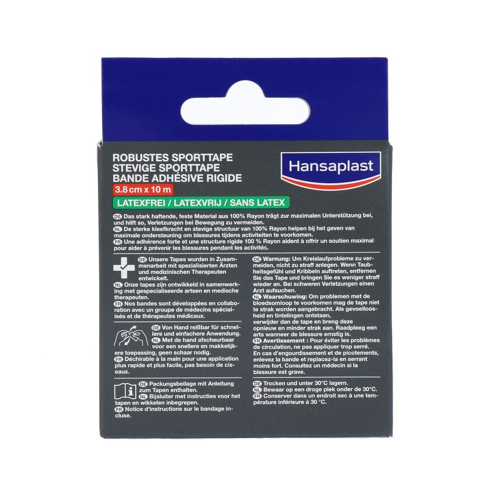 Hansaplast Sport tape breed 3,75cm x 10m 1 Rol