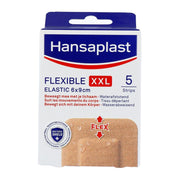 Hansaplast Flexible XXL 6 x 9cm 5 stuks