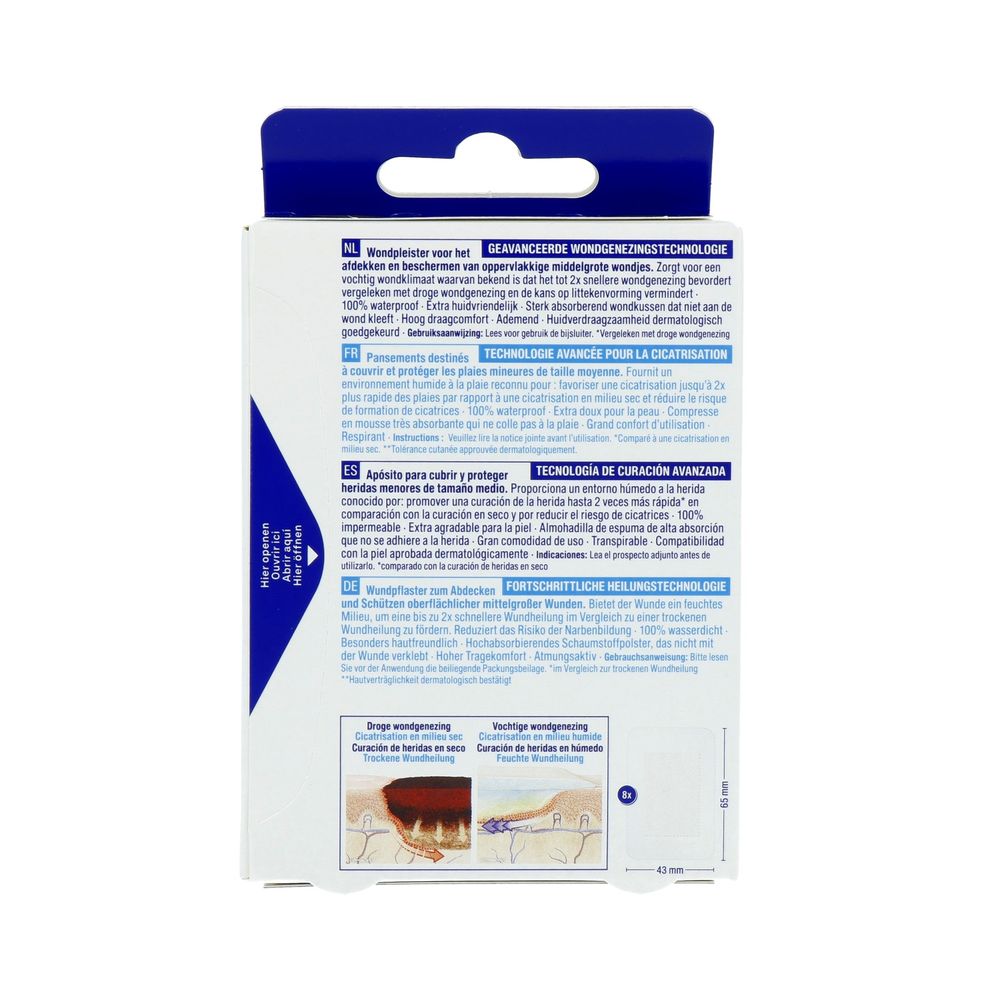 Hansaplast Snelle wondgenezing 8 stuks