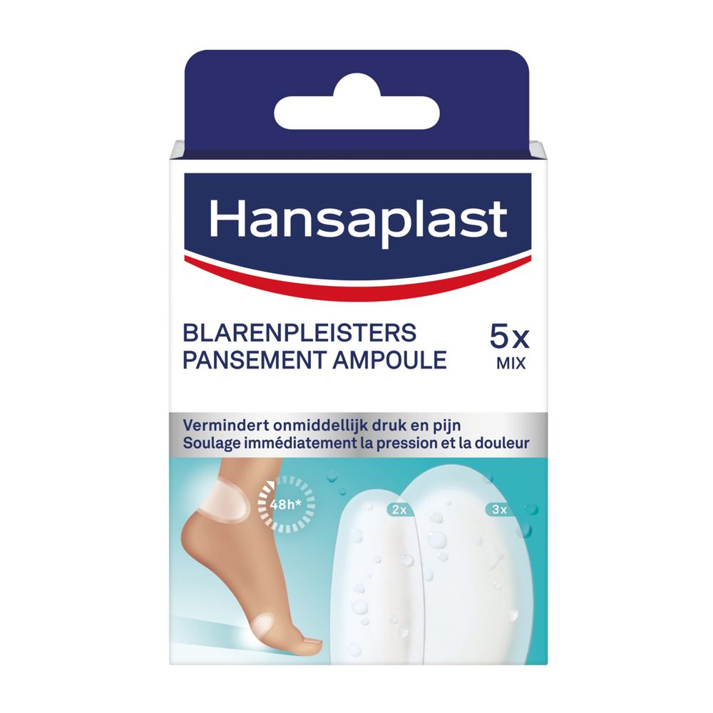 Hansplast Blaarpleisters SOS mix pack 6 stuks