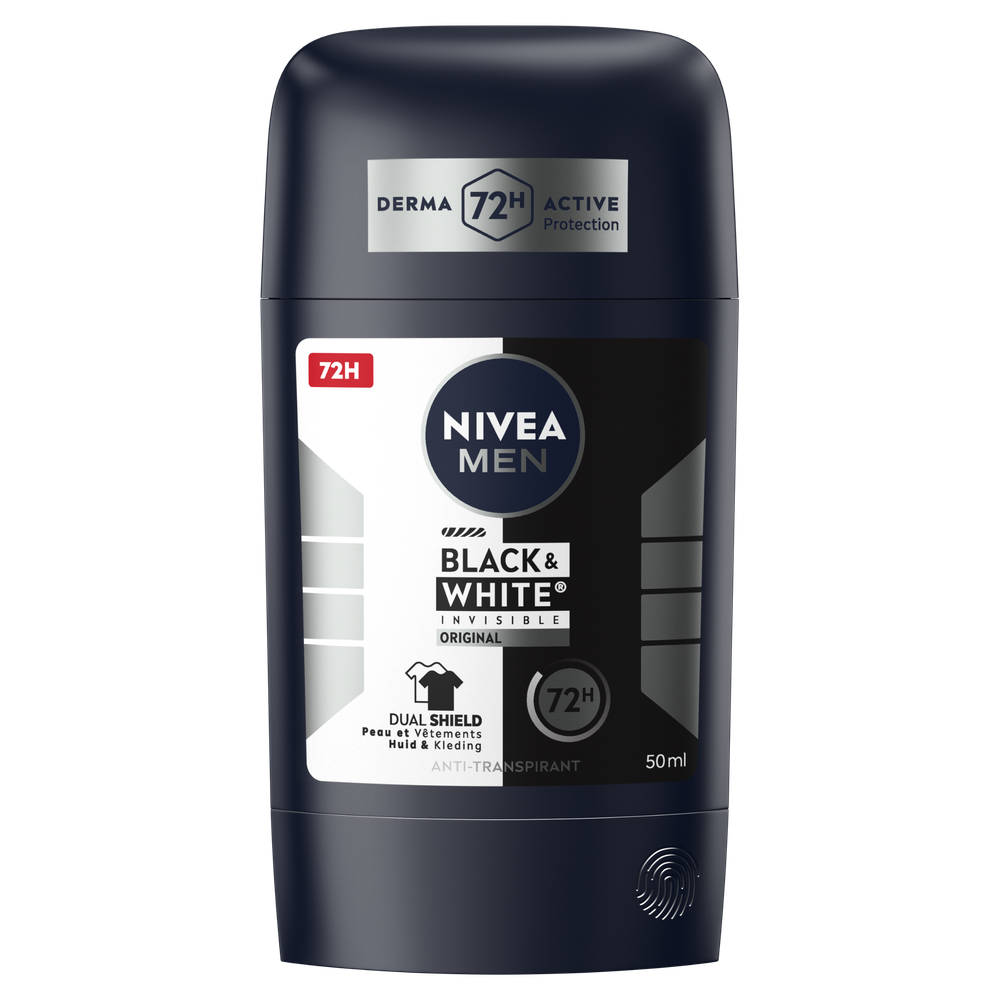 Nivea Men Black & White Invisible Original Anti-transpirant Stick 50 ml