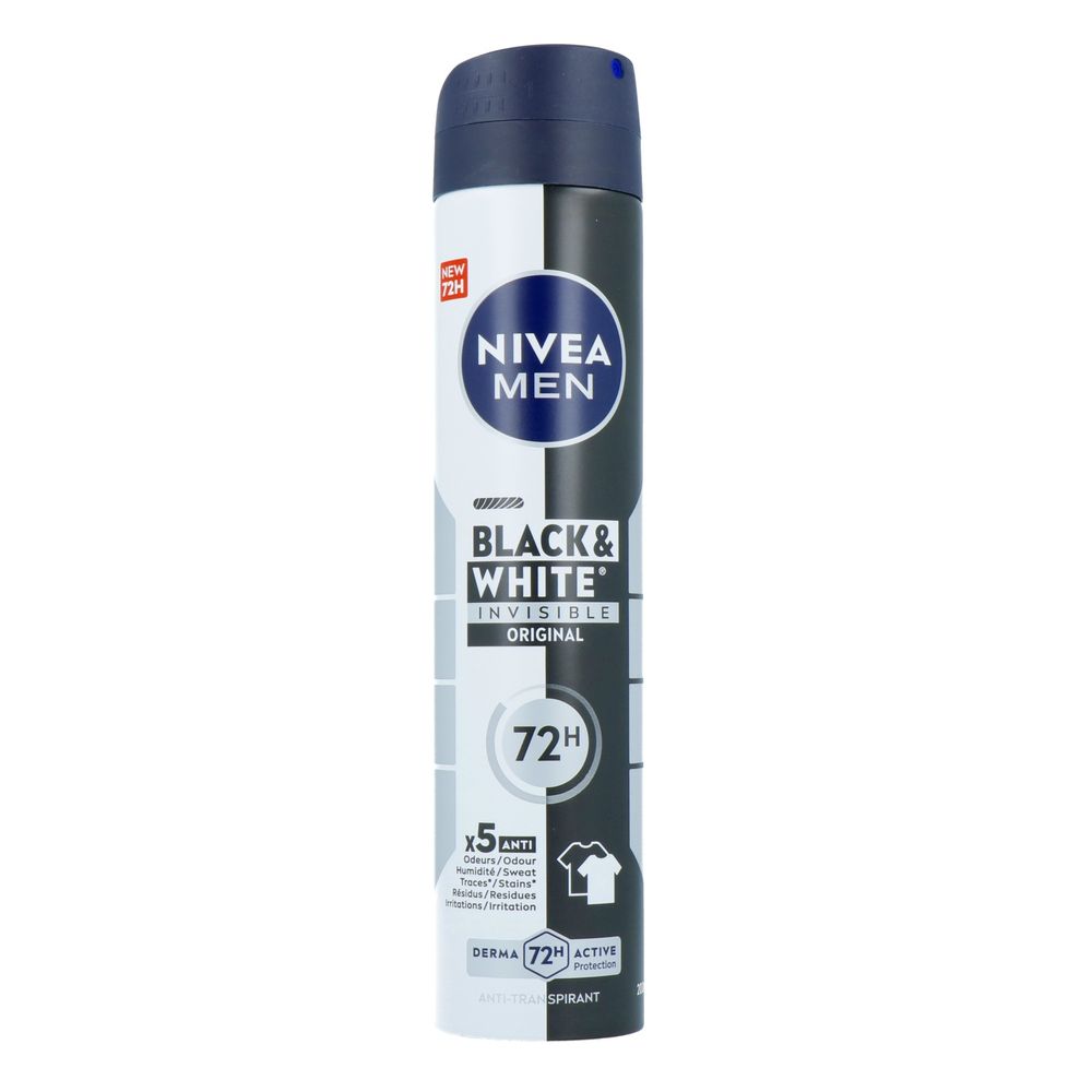 NIVEA MEN Black & White Invisible Original Anti-Transpirant 200 ml