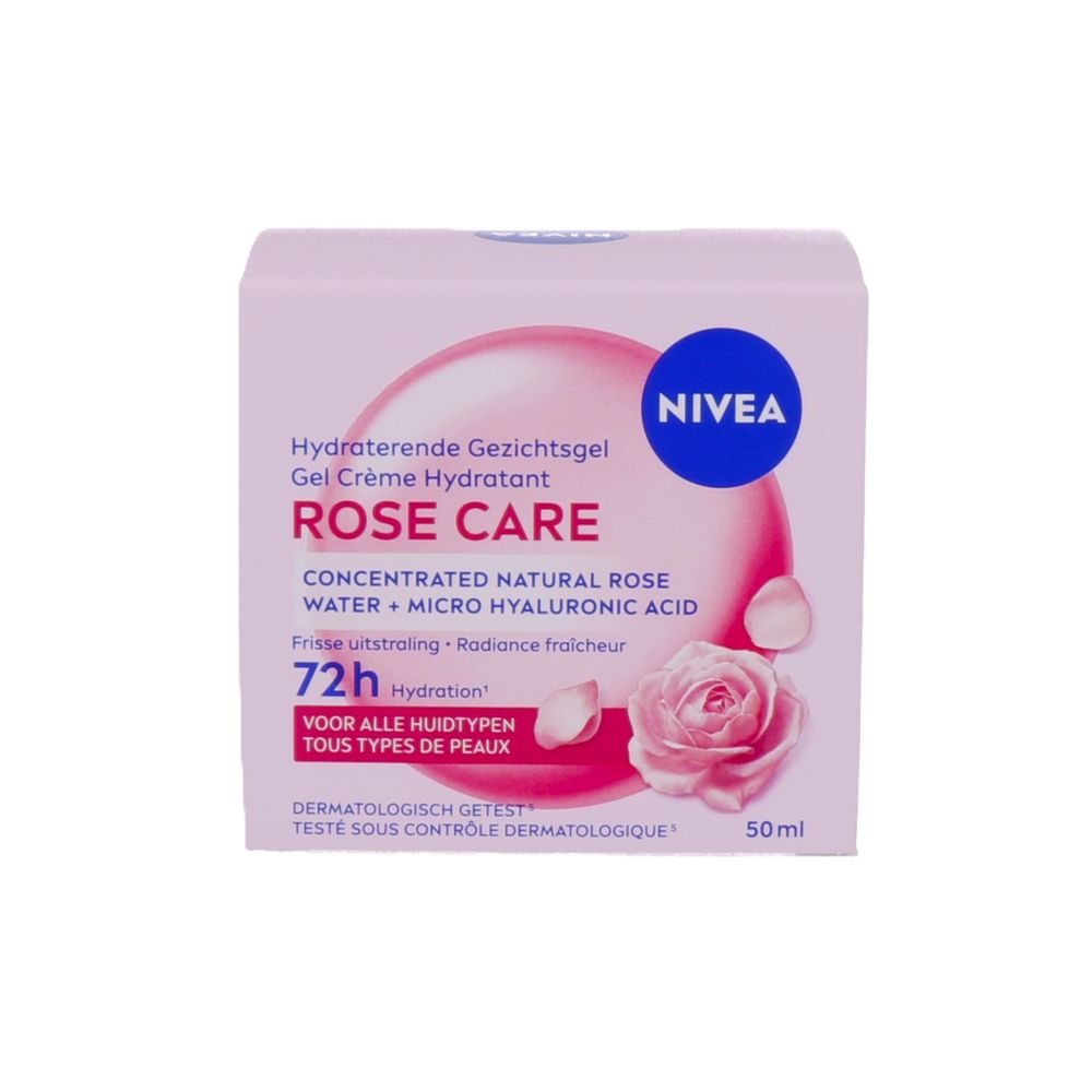 Nivea Hydraterende Gezichtsgel Rose Care 50 ml