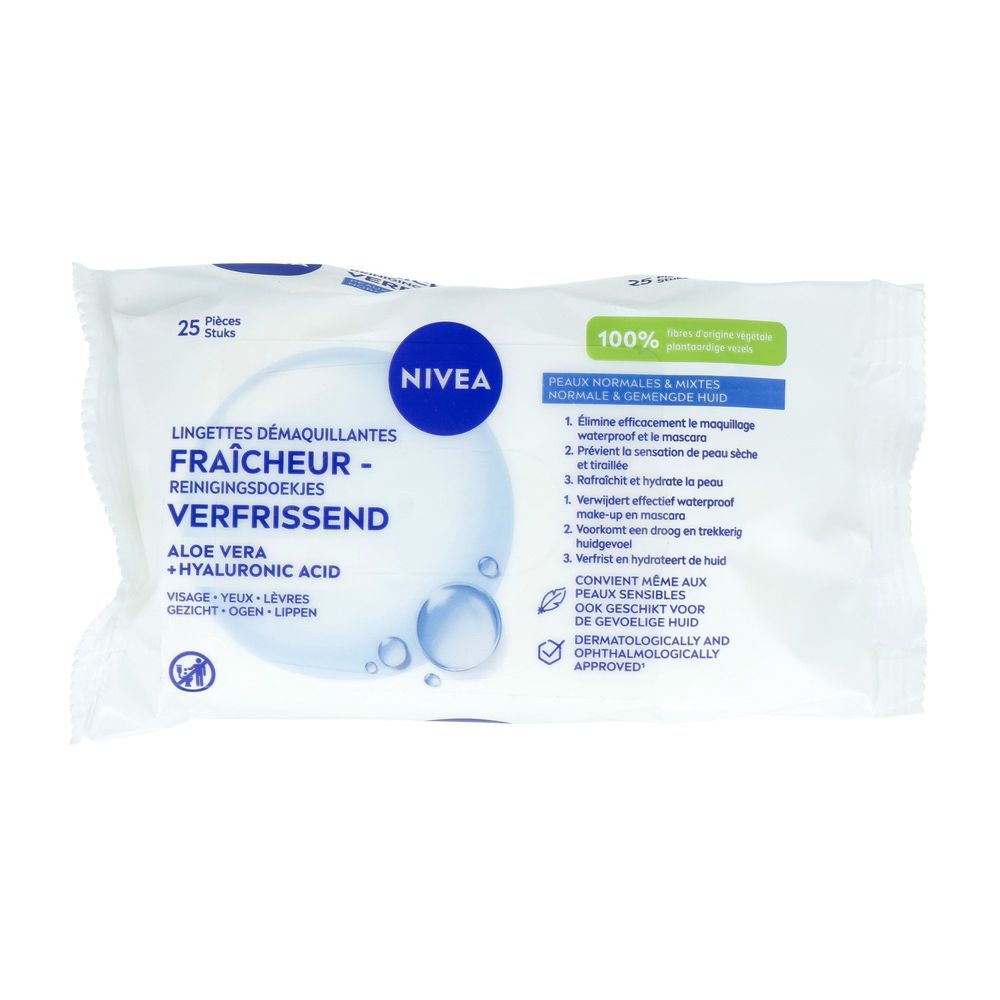 Nivea Reinigingsdoekjes Normale Huid 25 stuks