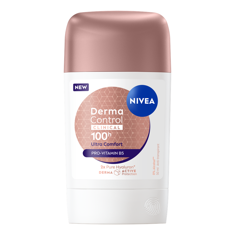NIVEA Derma Control Clinical 100h Ultra Comfort Anti-transpirant Stick 50 ml