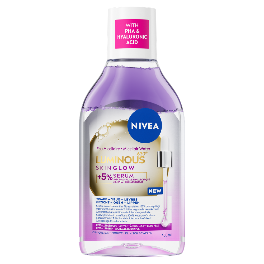 Nivea Luminous630 Skin Glow Micellair Water 400 ml