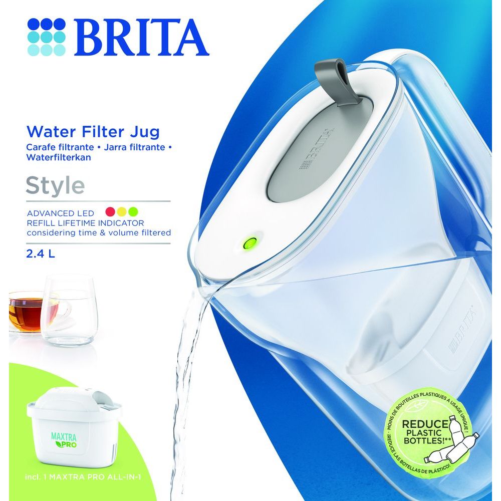 Brita Waterfilterkan Style Cool Grijs 2,4 lt