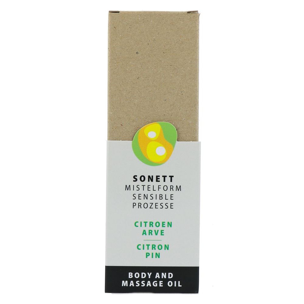 Sonett Mistelform Lichaams- en Massageolie Citroen & Arve 145 ml