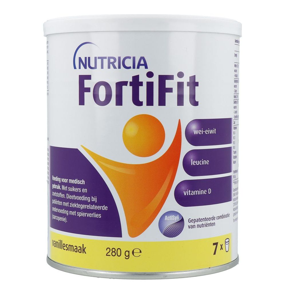 Nutricia Fortifit Poeder Vanille 280 gram