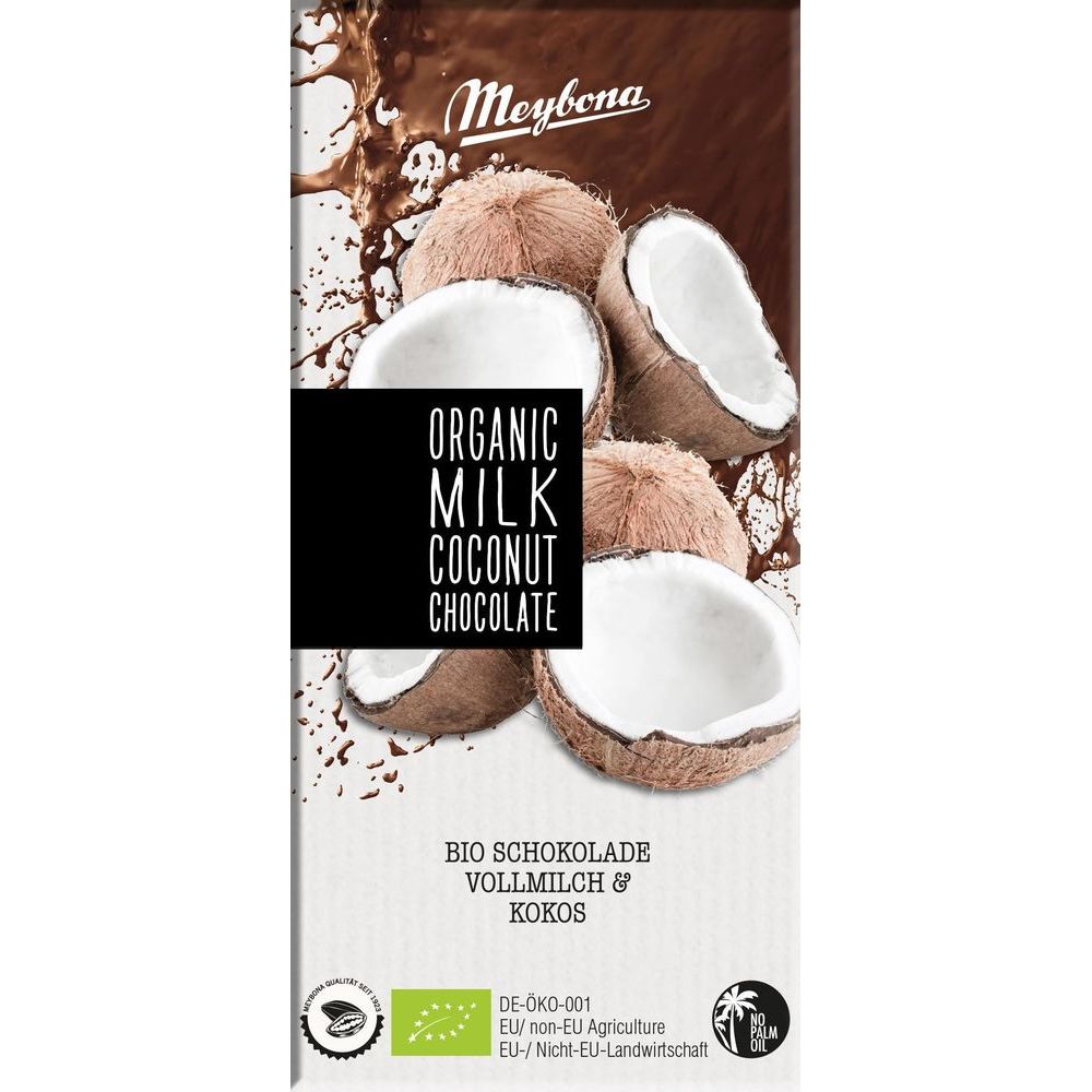 Meybona Organic Milk Cocos Chocolate 100 gr