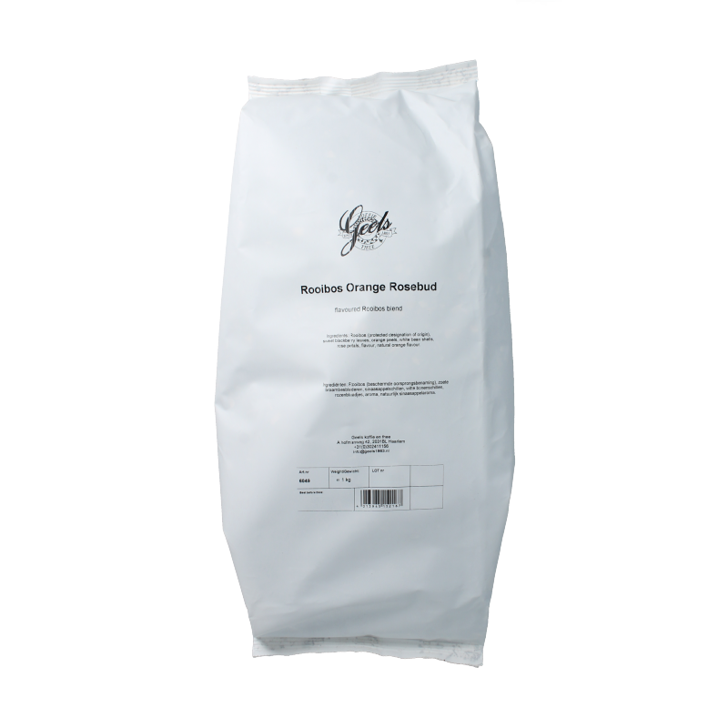 Geels koffie en thee Rooibos orange rosebud 1 kg