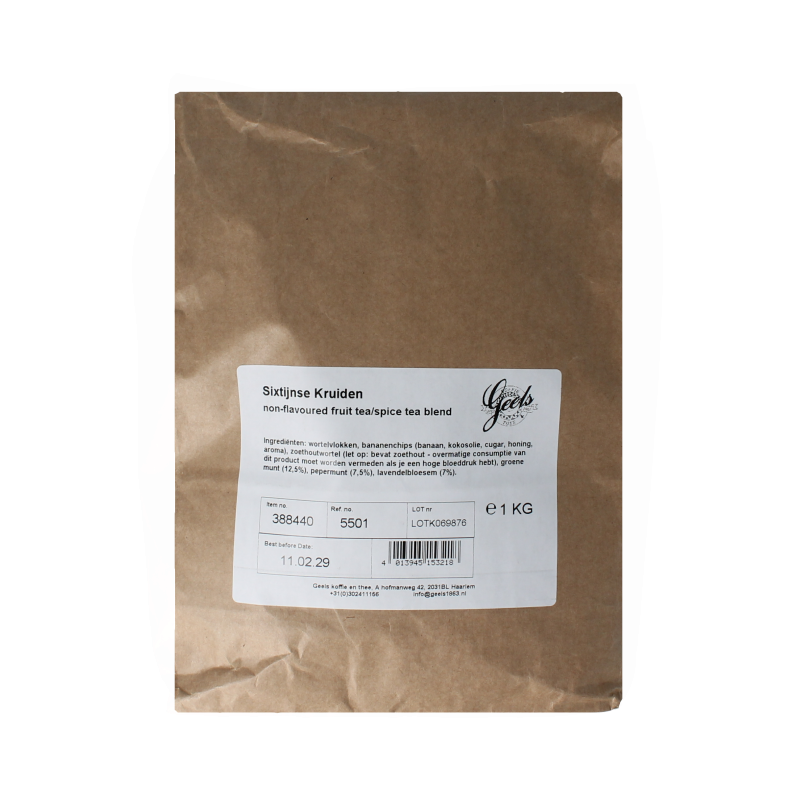 Geels koffie en thee Sixtijnse kruiden 1 kg