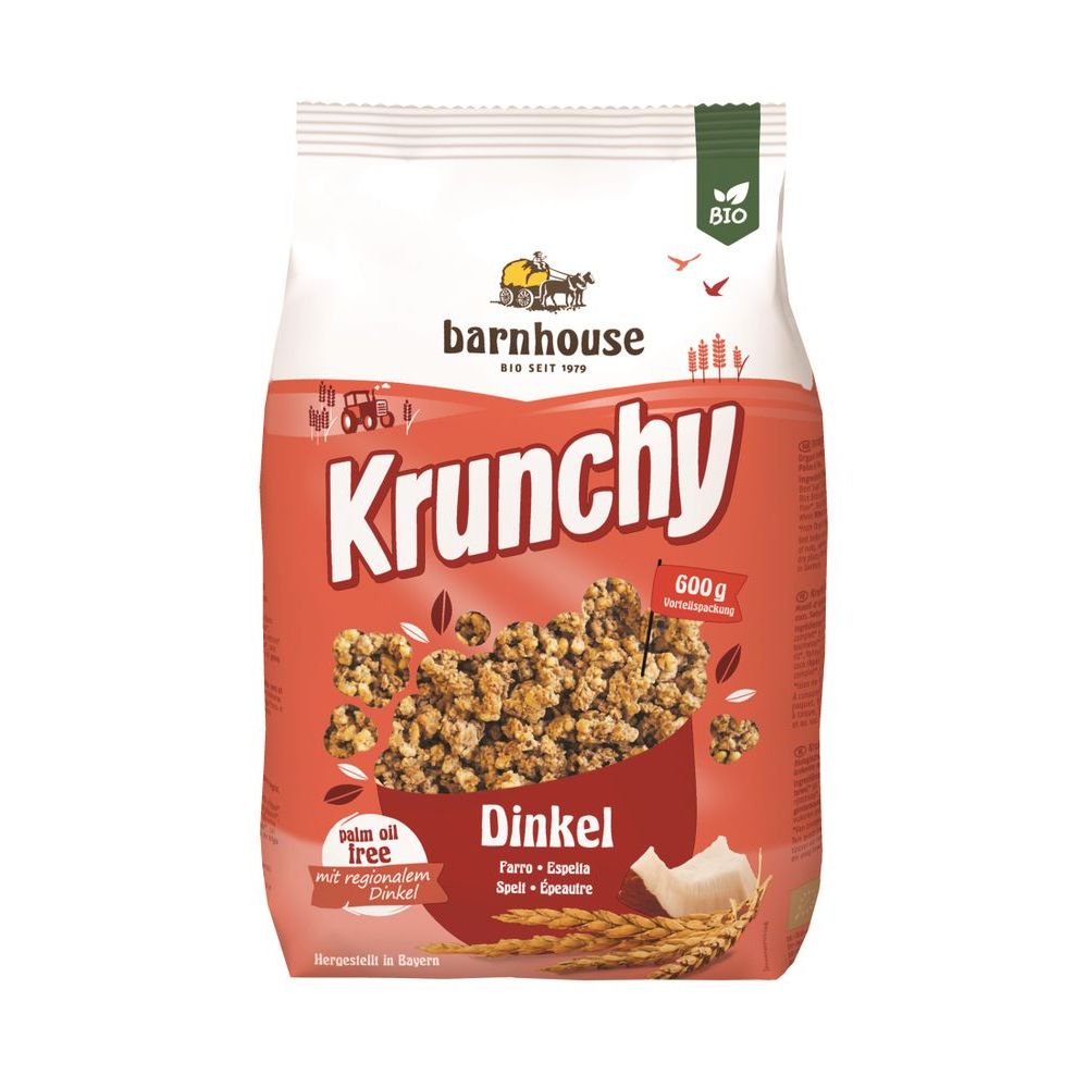 Barnhouse Krunchy Spelt 600 gr