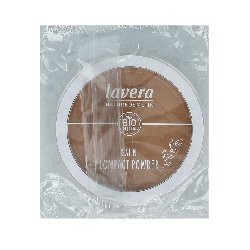 Lavera Satin compact powder medium sand 04 10 gram