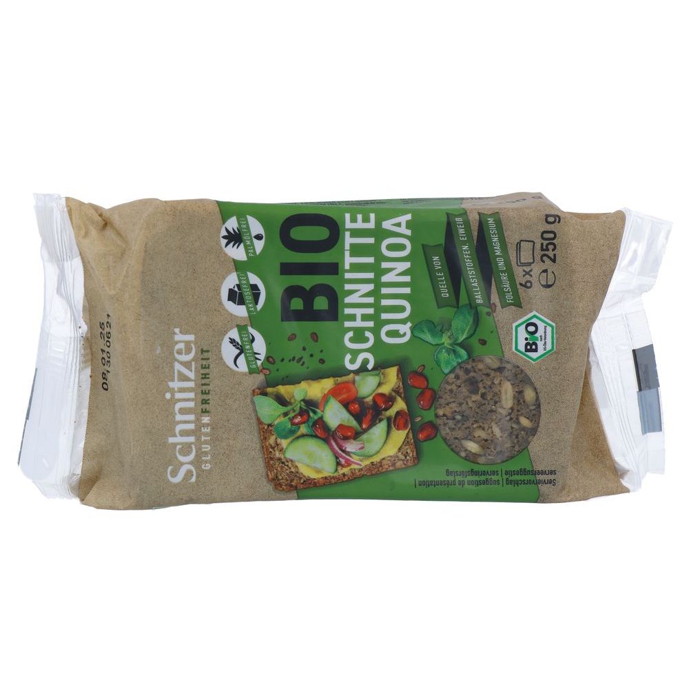 Schnitzer Organic Black Quinoa Schnitten 250 gr