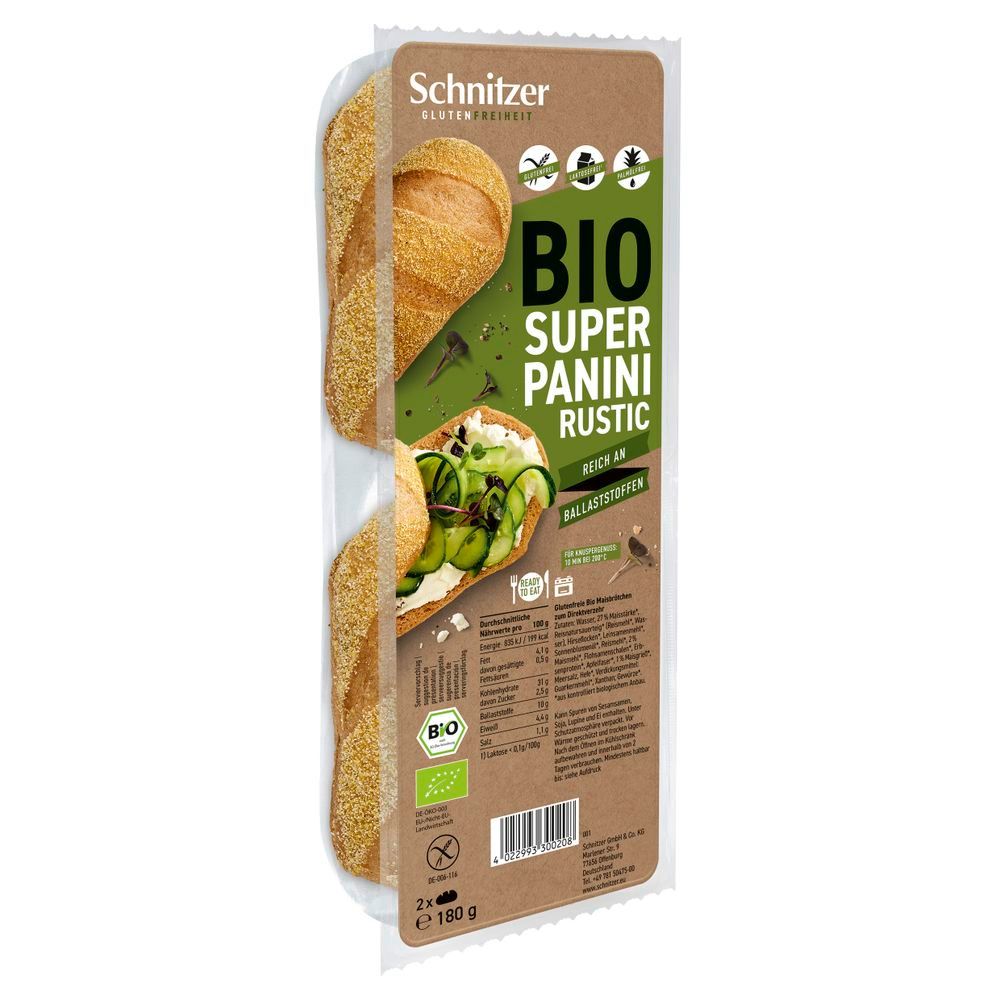 Schnitzer Super Panini Rustic Bio 180 gr