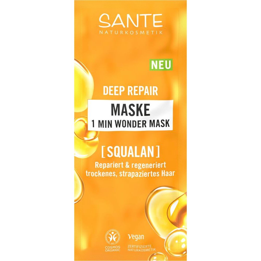 Sante Naturkosmetik Deep repair 1 minute wonder mask 20 sachets