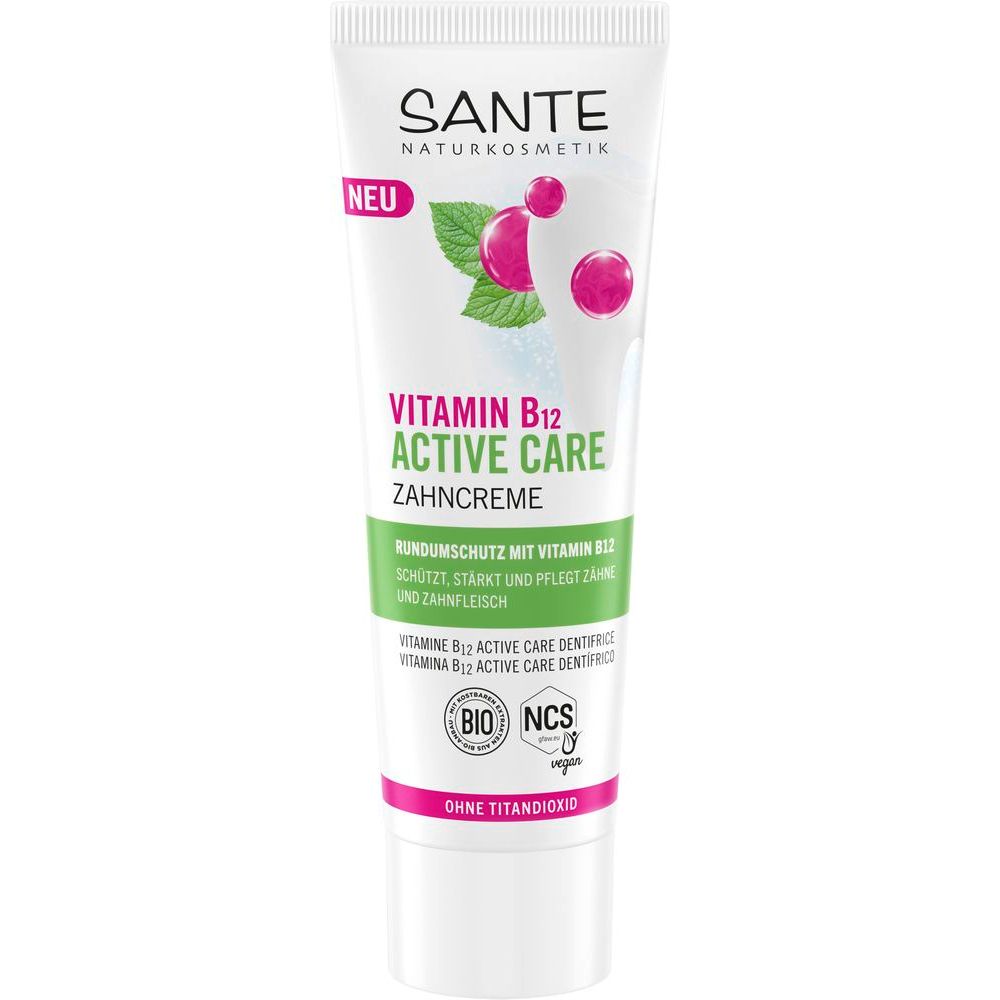 Sante Naturkosmetik Tandpasta vitamine B12 active care 75 ml