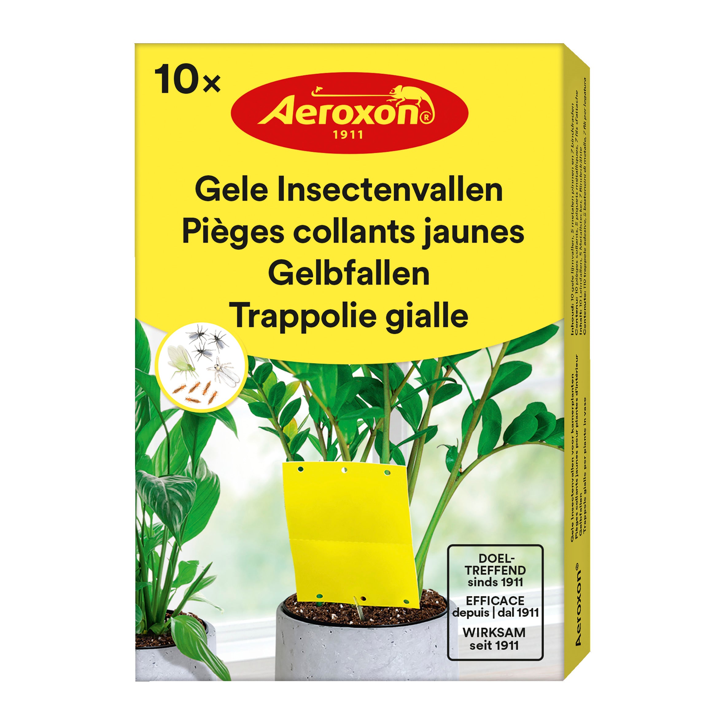 Aeroxon Gele insectenvallen 10 stuks