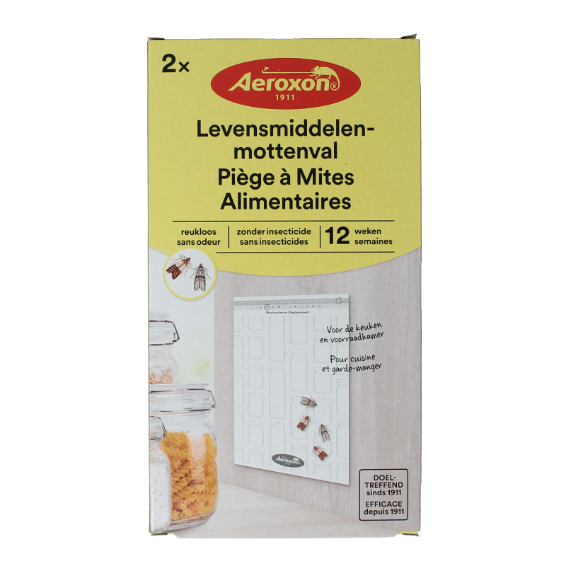 Aeroxon Levensmiddelenmottenval 2 stuks