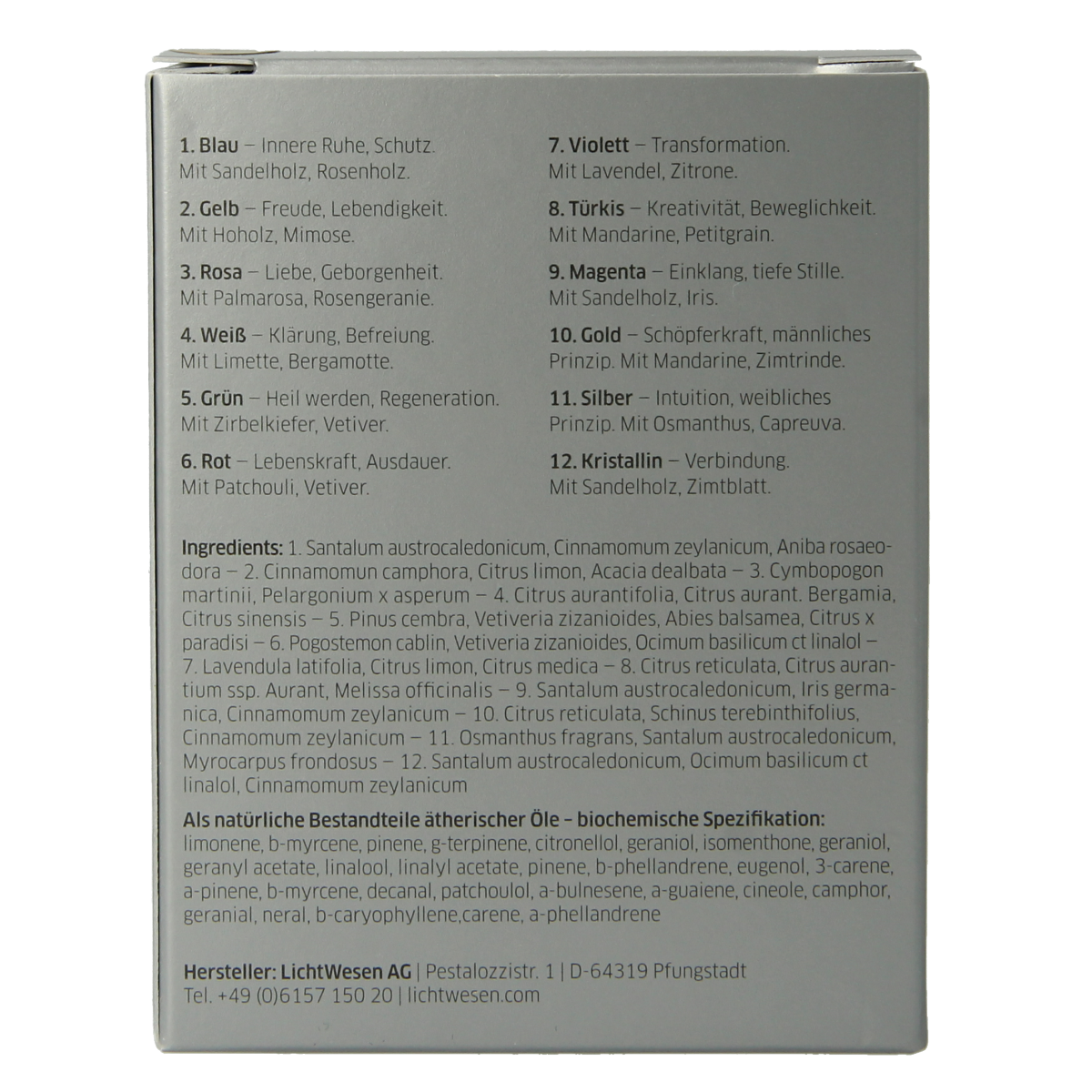 Lichtwesen Elohim olie levenskracht rood 60 10 ml