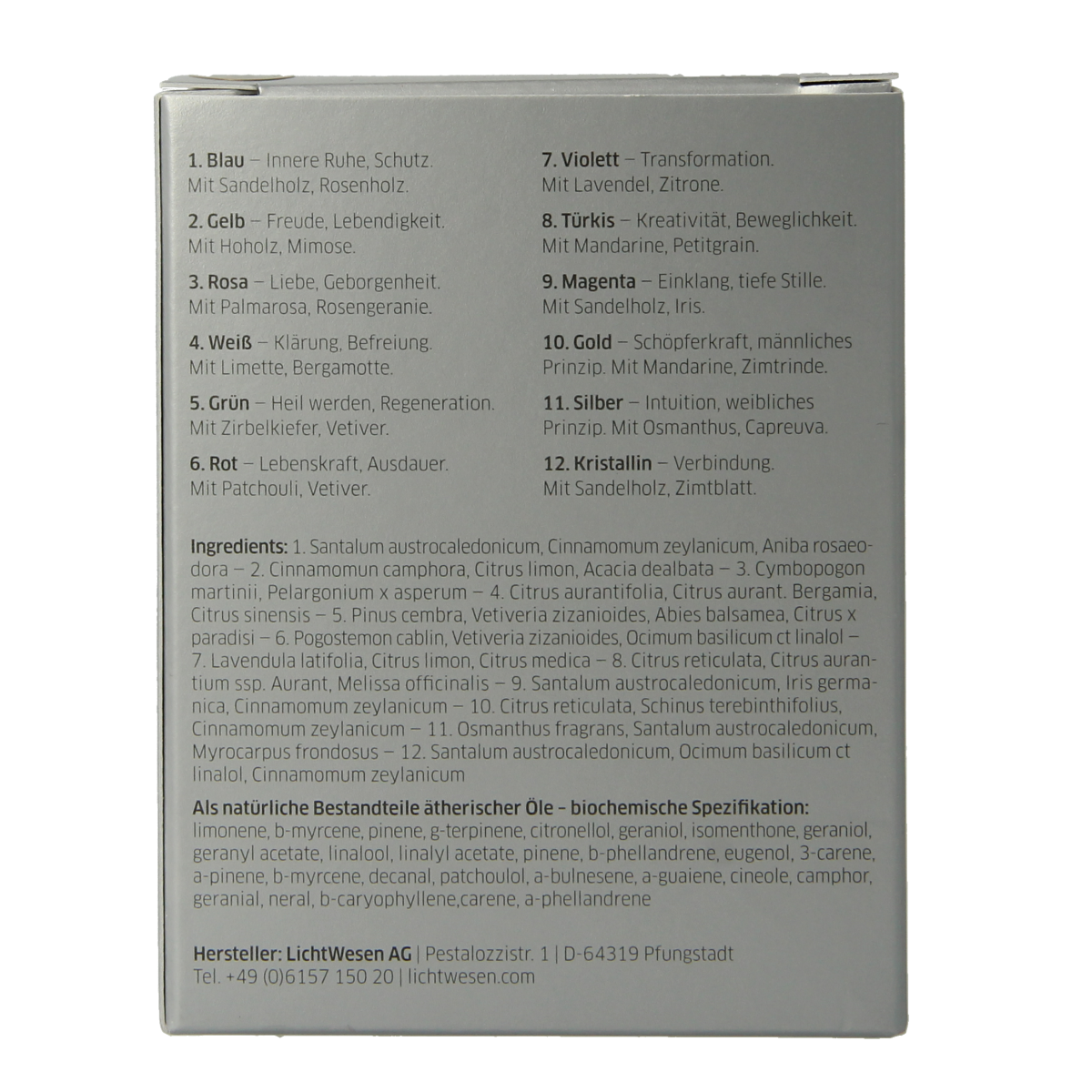 Lichtwesen Elohim olie zilver 65 10 ml