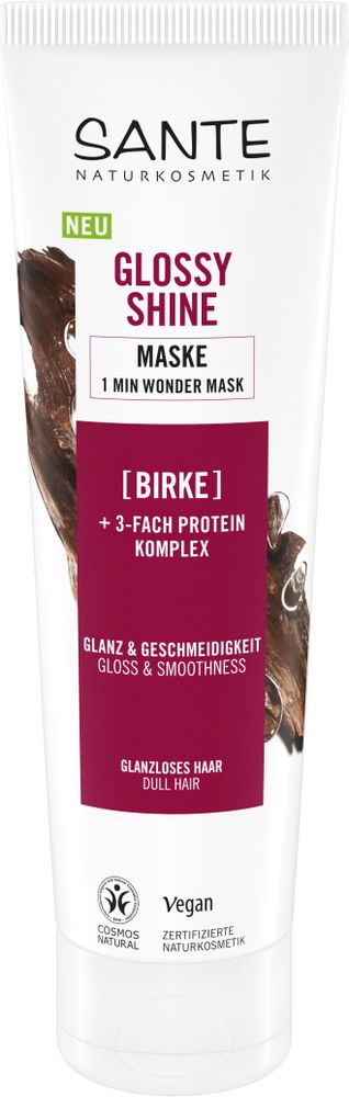 Sante Naturkosmetik Glossy shine mask birch 150 ml