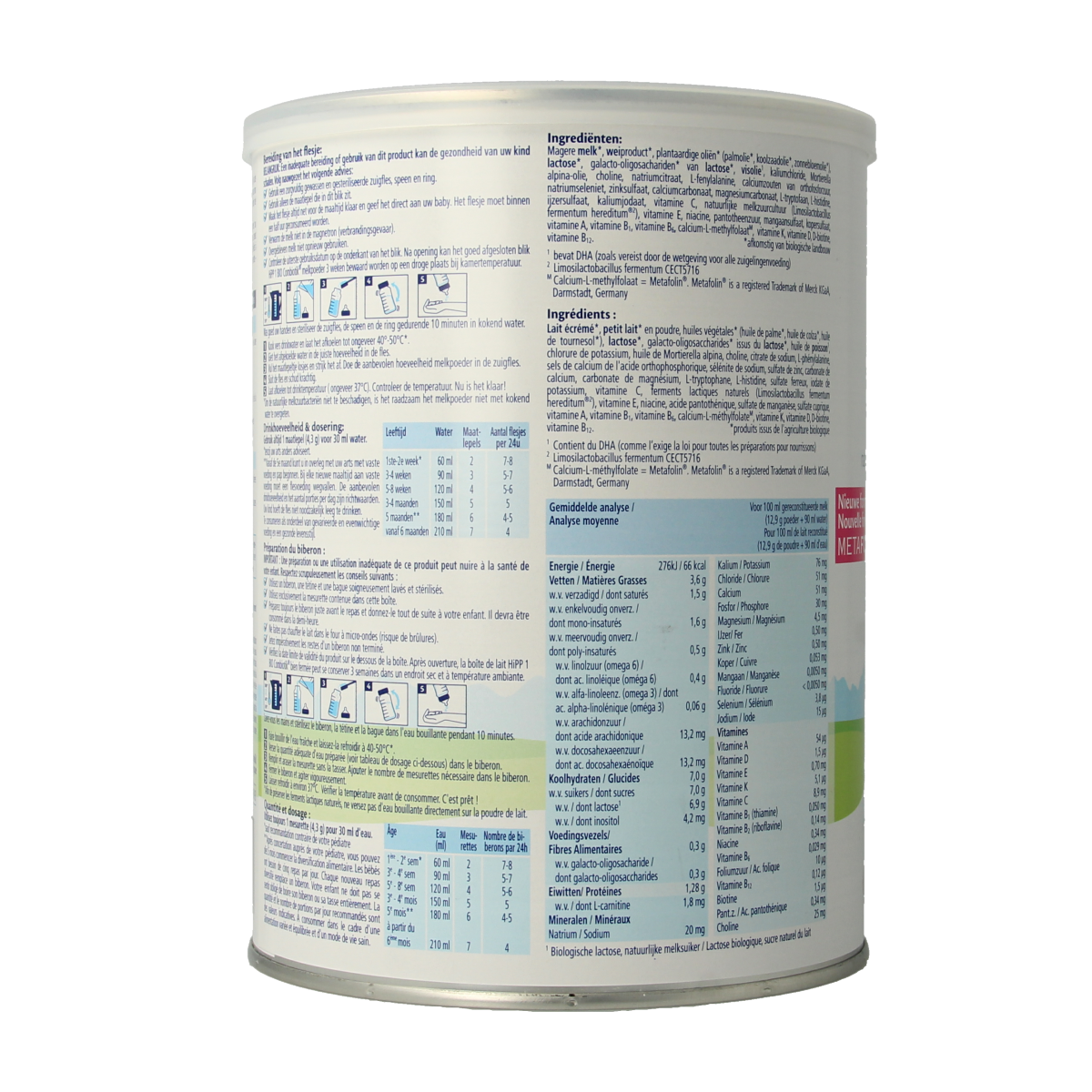 Hipp 1 Combiotik zuigelingen melk 800 gram