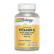 Solaray Vitamine C 1000mg met Rozenbottel & Acerola Vertraagde Afgifte 100 vcp