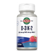 KAL Vitamine D3 1000 IE & K2 45mcg MK-7 ActivMelt 60 tb