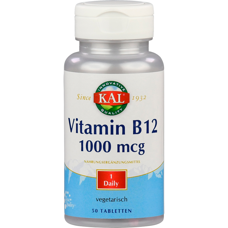Kal Vitamine B12 1000mcg 50 tb
