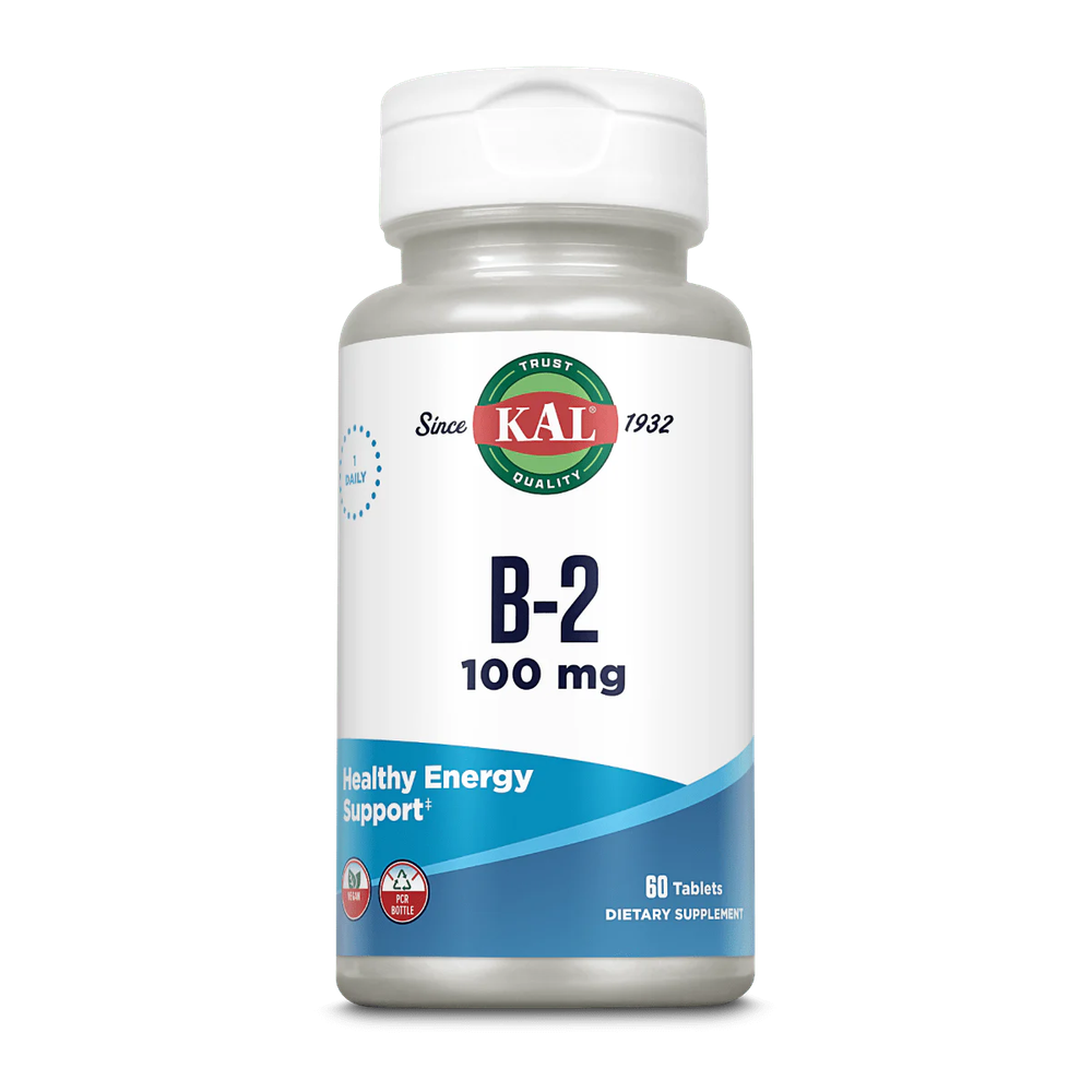 Kal Vitamine B2 Riboflavin 100mg 60 tb