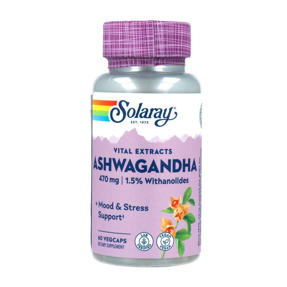 Solaray Ashwagandha Extract 60 cp