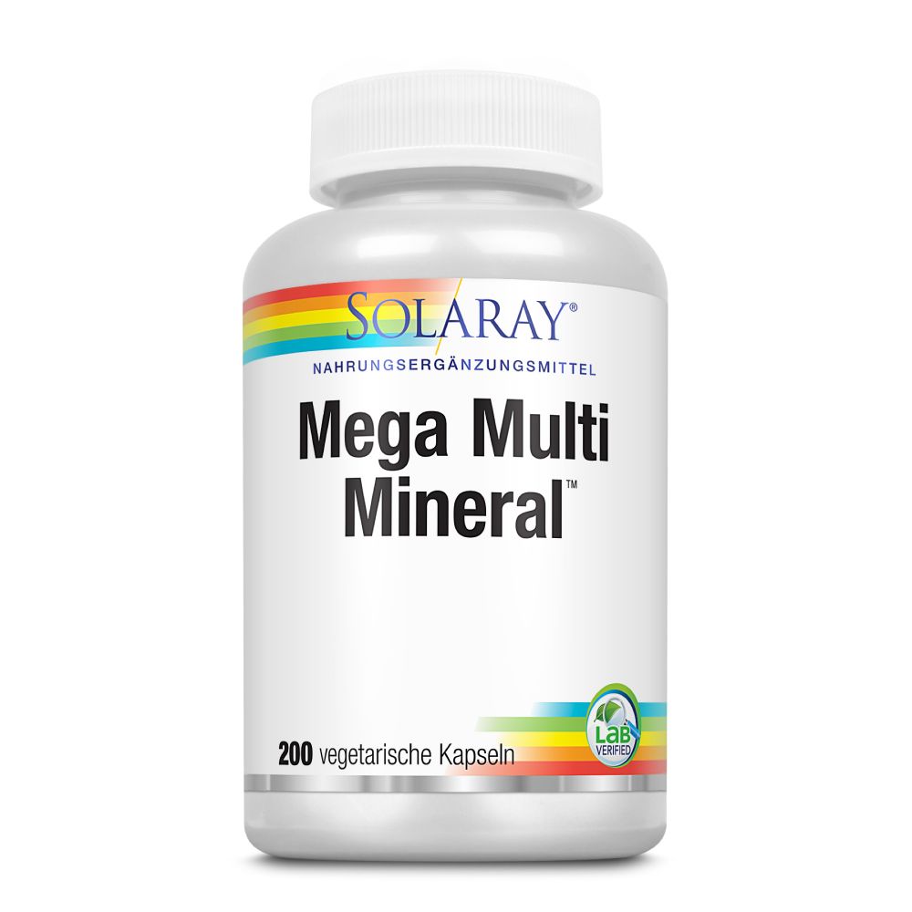 Solaray Mega-Multi-Mineral 200 cp