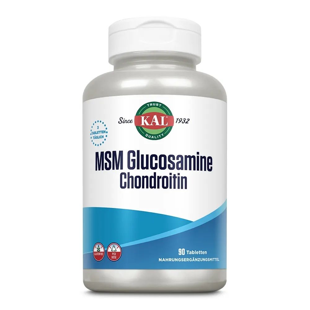 KAL MSM Glucosamine Chondroïtine 90 tb