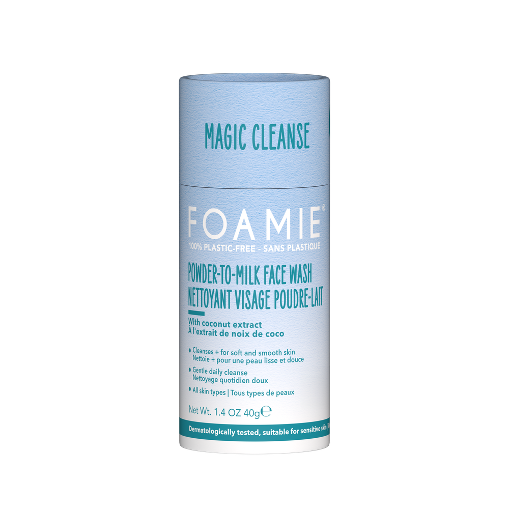 Foamie Magic Cleanse Powder To Milk Face Wash 40 gr