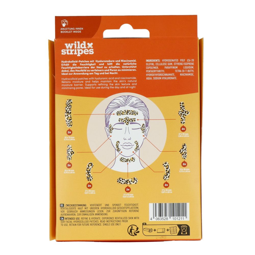 Wild Stripes Facial Patches Animal Leo 14 stuks
