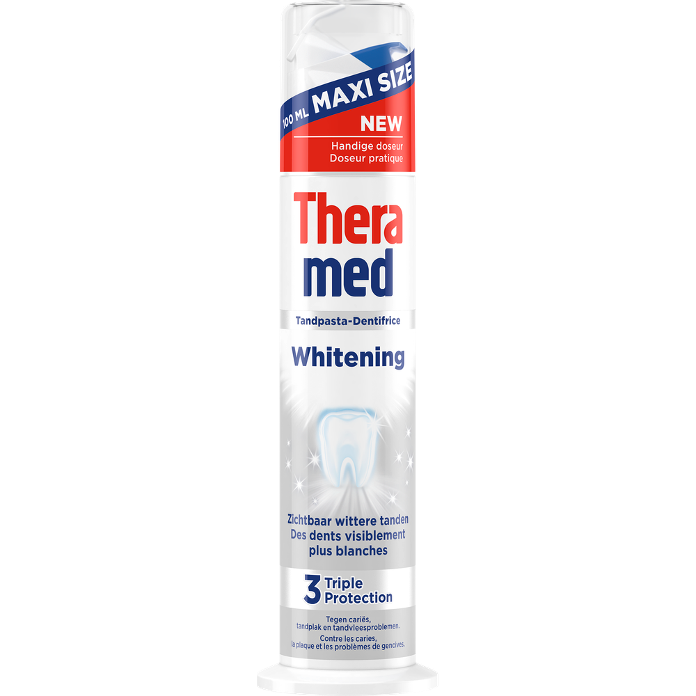 Theramed Whitening 3 Triple Protection Tandpasta 100 ml