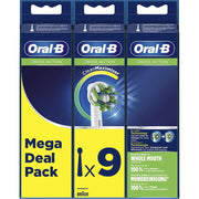 Oral-B Cross Action Opzetborstels Wit 9 stuks