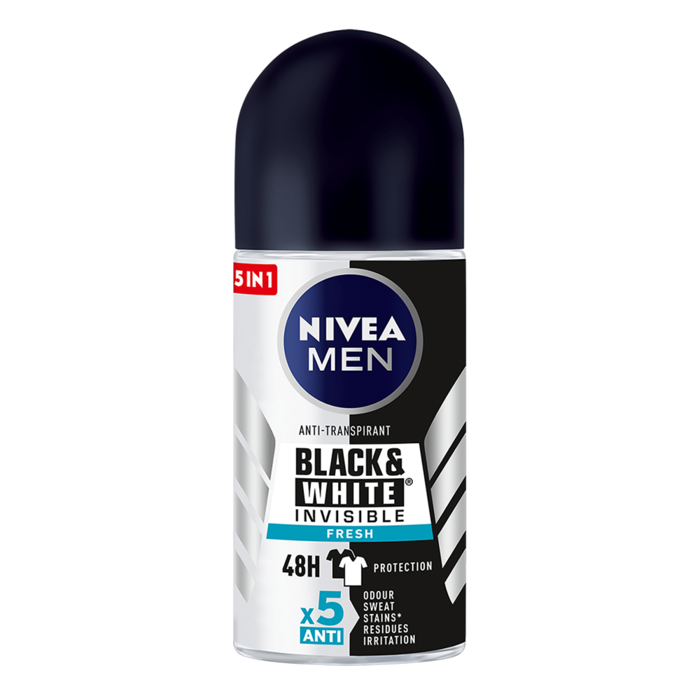 Nivea Men Black & White Fresh Deoroller 50 ml