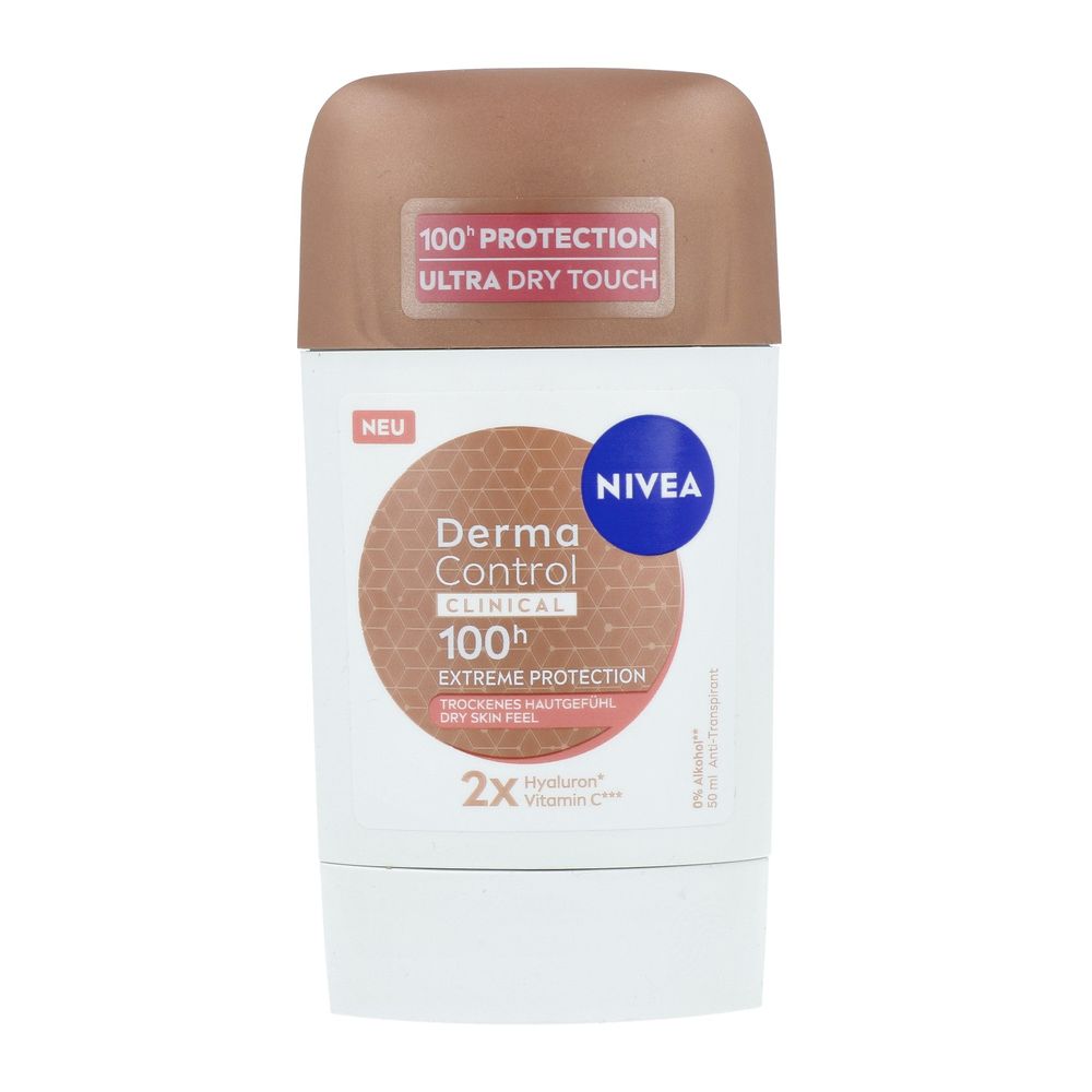 NIVEA Derma Control Clinical 100h Ultra Dry Touch Anti-transpirant Stick 50 ml