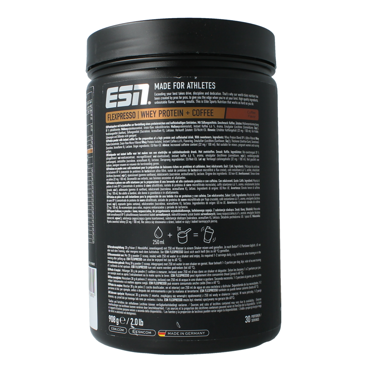 ESN Flexpresso protein coffee coffee flavour 908 gram