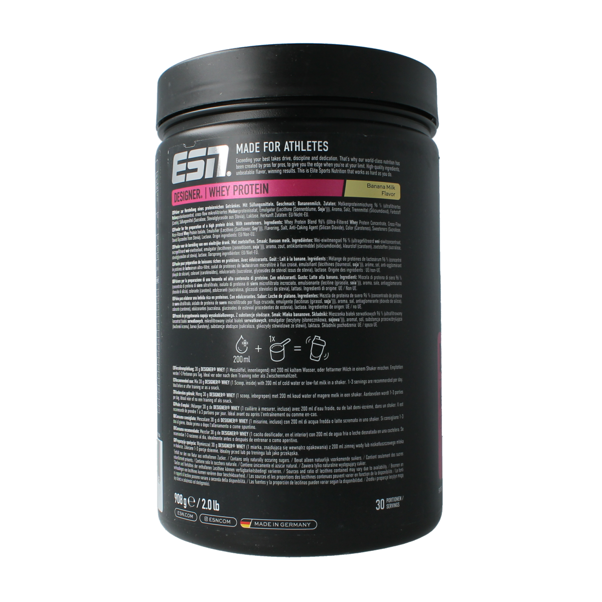ESN Designer whey banana milk 908 gram