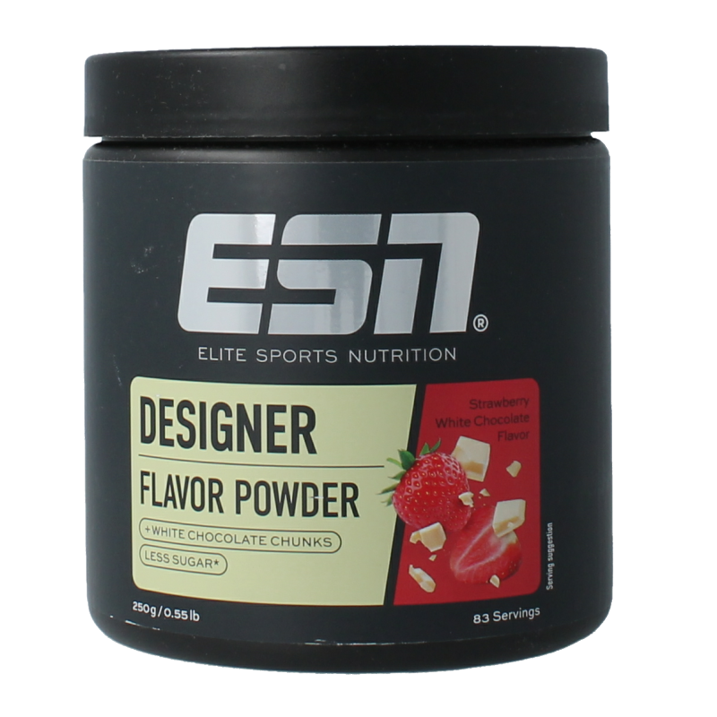 ESN Flavn tasty strawberry white chocolate 250 gram