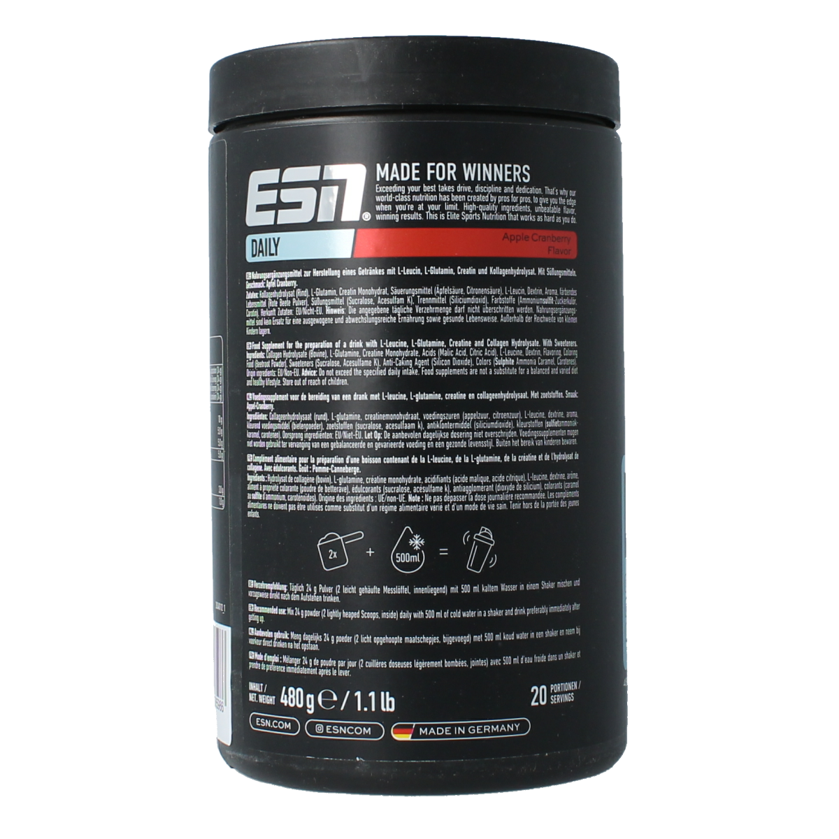 ESN Daily apple/cranberry 480 gram