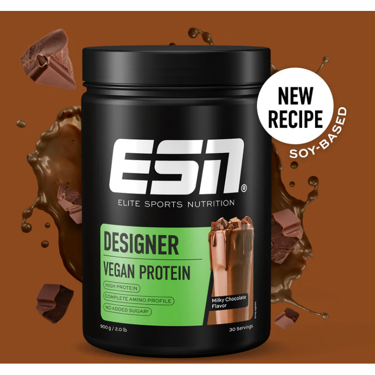 ESN Vegan designer protein milky chocolate 900 gram