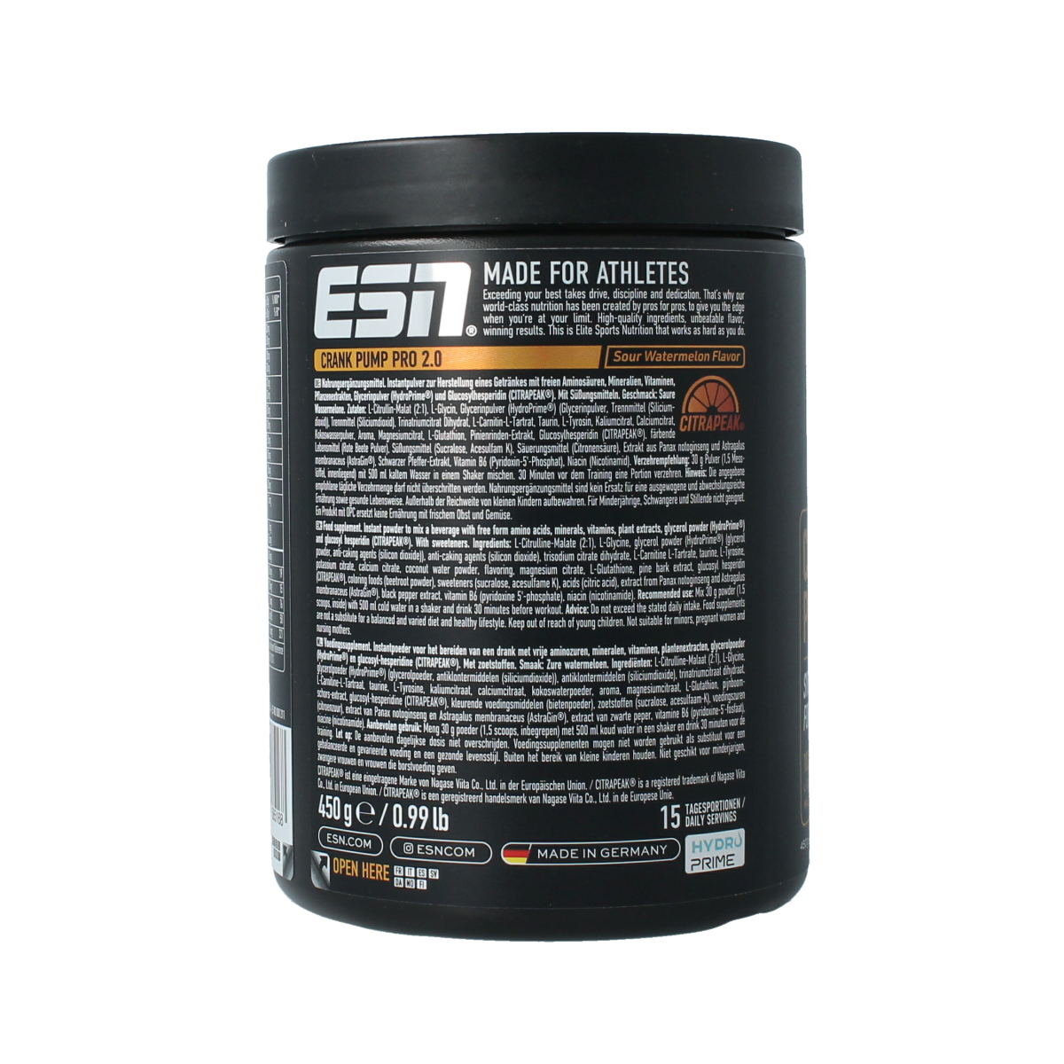 ESN Crank pump pro 2.0 sour watermelon 450 gram
